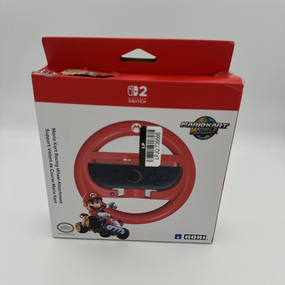 Hori‎ Nintendo Switch 2 Mario Kart World Racing Wheel Attachement New